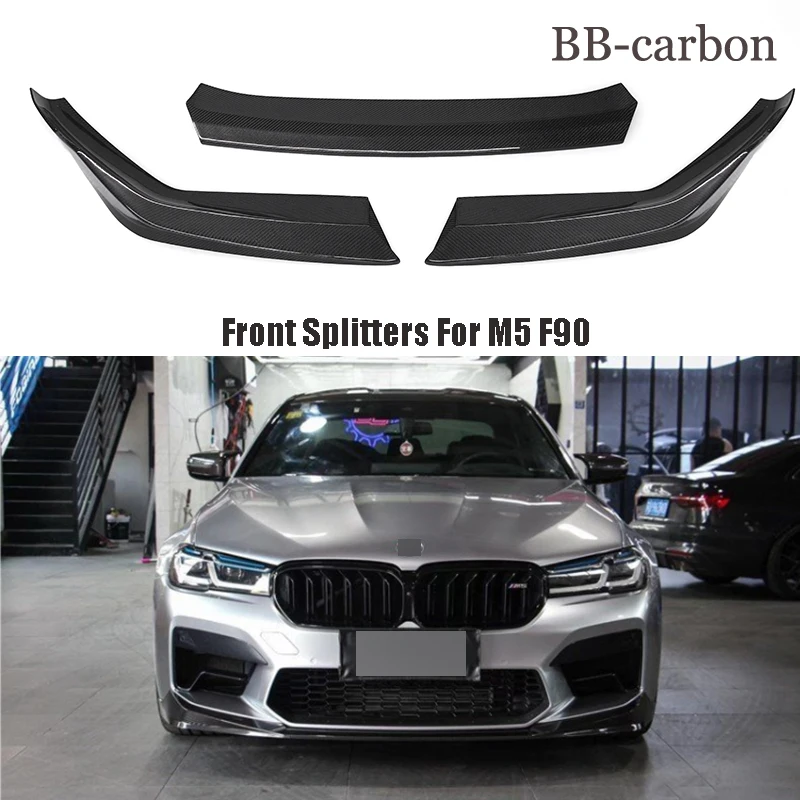 

Высококачественные детали, неокрашенный бампер, передняя губа, боковые разветвители, комплект кузова автомобиля для BMW M5 F90 P, новый стиль 2021