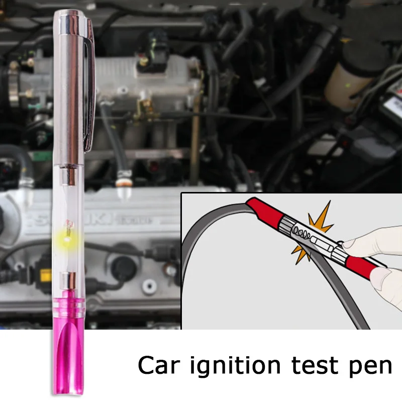 

Универсальный тестер зажигания для автомобиля, цепь зажигания, светодиодный индикатор свечи зажигания, провода, тестер катушек, портативны...