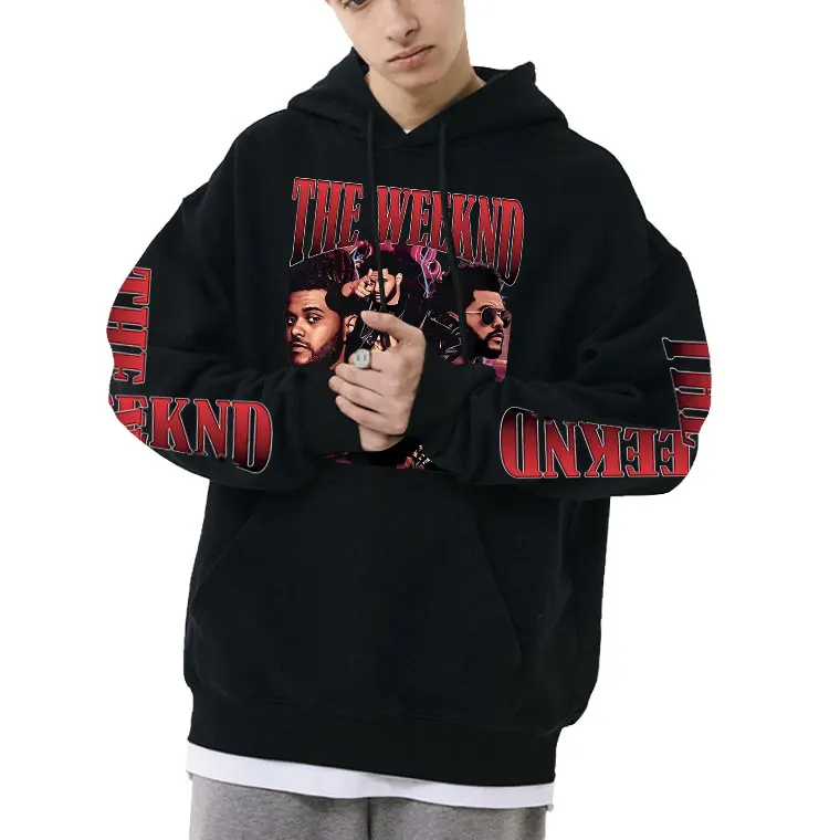 

Limited The Weeknd Dawn FM Hip Hop Oversized Hoodie Male Fleece Cotton Sweatshirt Tops Men Women Fashion Brand Street Hoodies