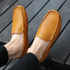 Vanmie повседневная мужская обувь, мужские лоферы, обувь из натуральной кожи, лоферы, итальянская мужская обувь для вождения, Классические мужские лоферы, обувь на плоской подошве