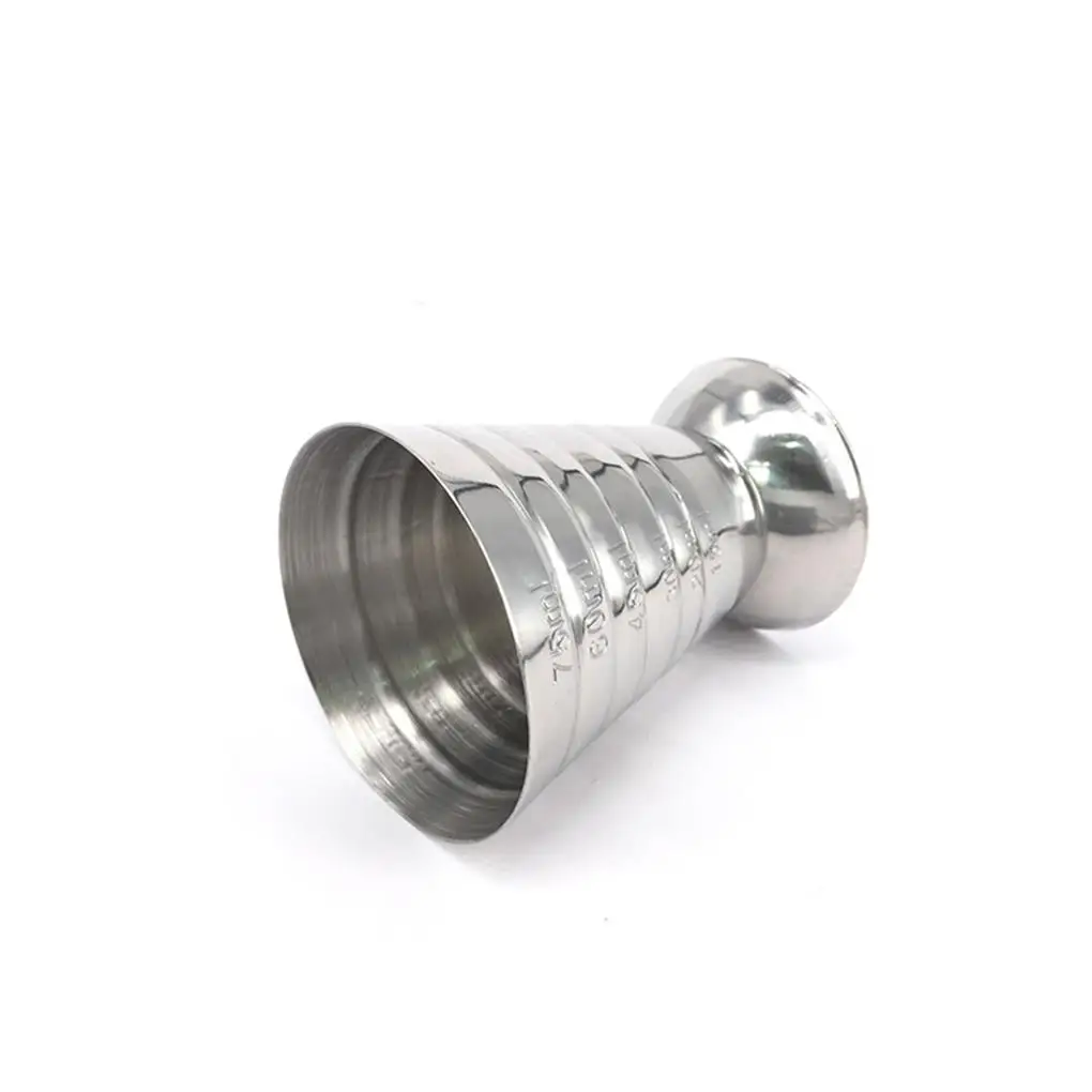 

75ML Stainless Steel Measure Cup Cocktail Tool Bar Mixed Drink Accessories 3 In 1 Cocktail Tools Bar Jigger Cup
