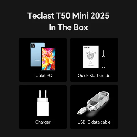 Планшет Teclast T50, 8.7", 8/128ГБ, Wi-Fi+4G, Android