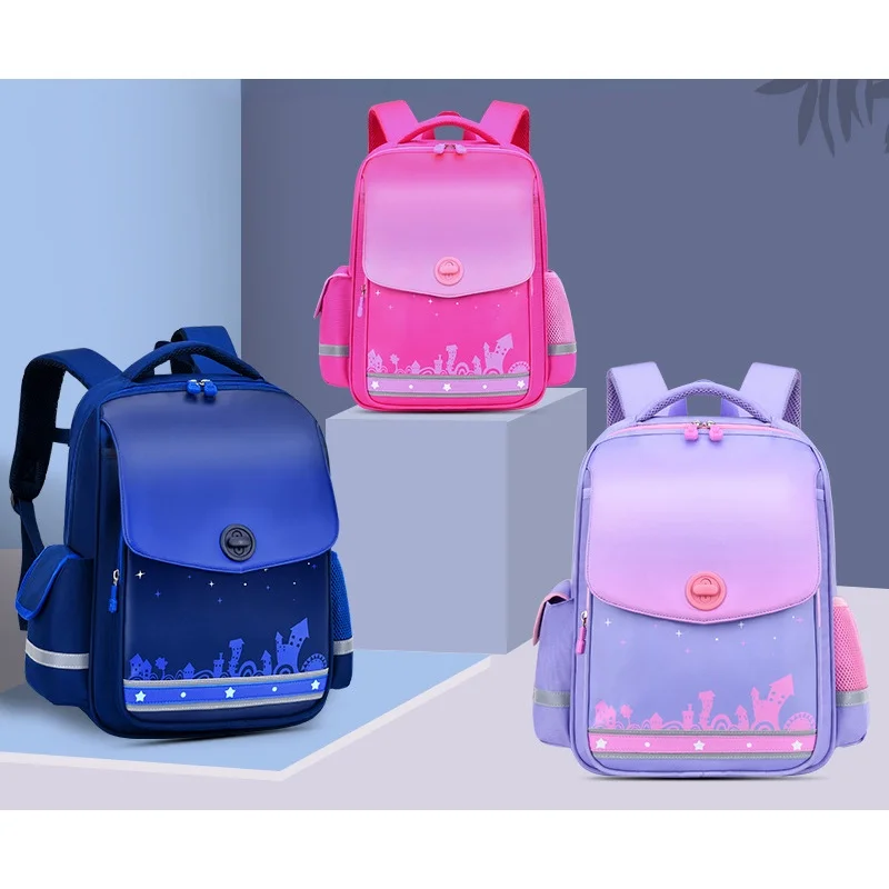 High-capacity Children Students British Style Backpacks New Primary Girl Boy Fashion Waterproof Schoolbags for Grade 1-3-6 Hot