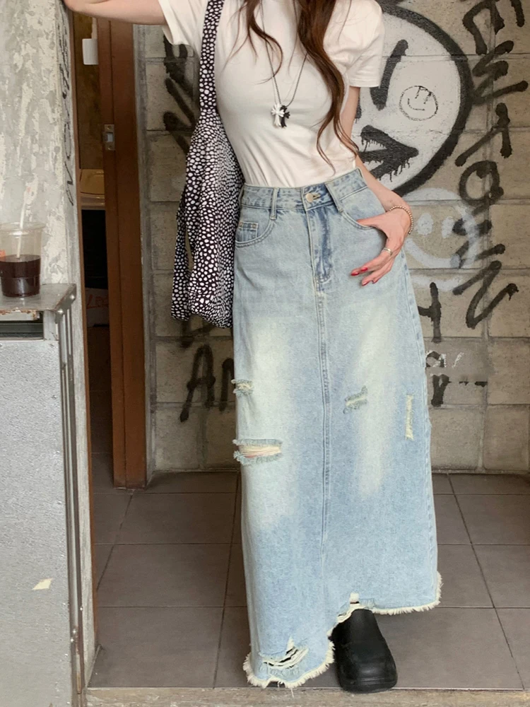 Юбка-трапеция Женская раздельная с завышенной талией и разрезом