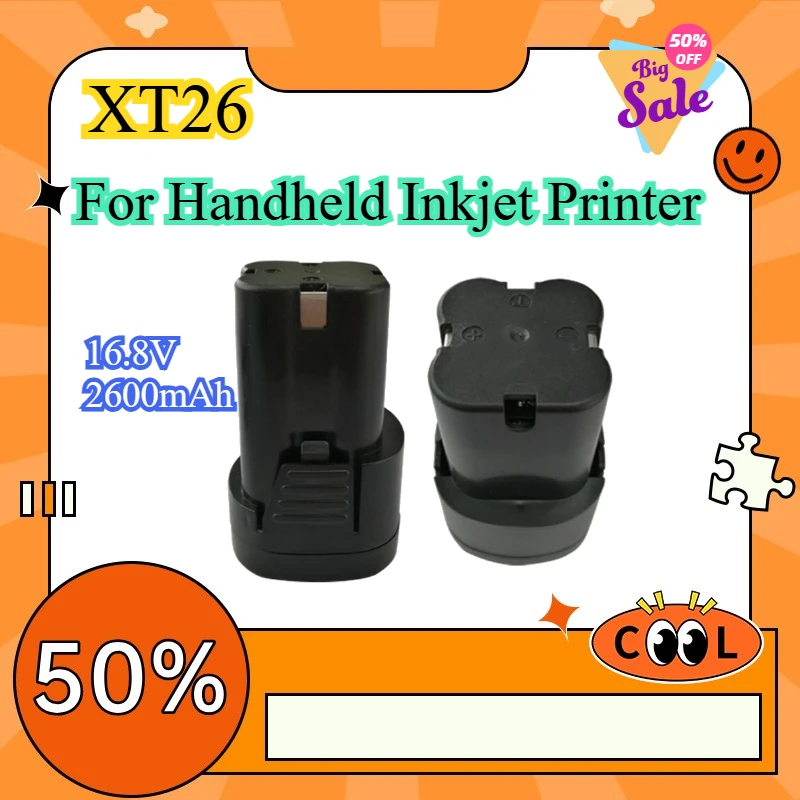 Фото Литиевая аккумуляторная батарея XT26 16.8V 2600mAh, 4 элемента, для ручного струйного принтера №1