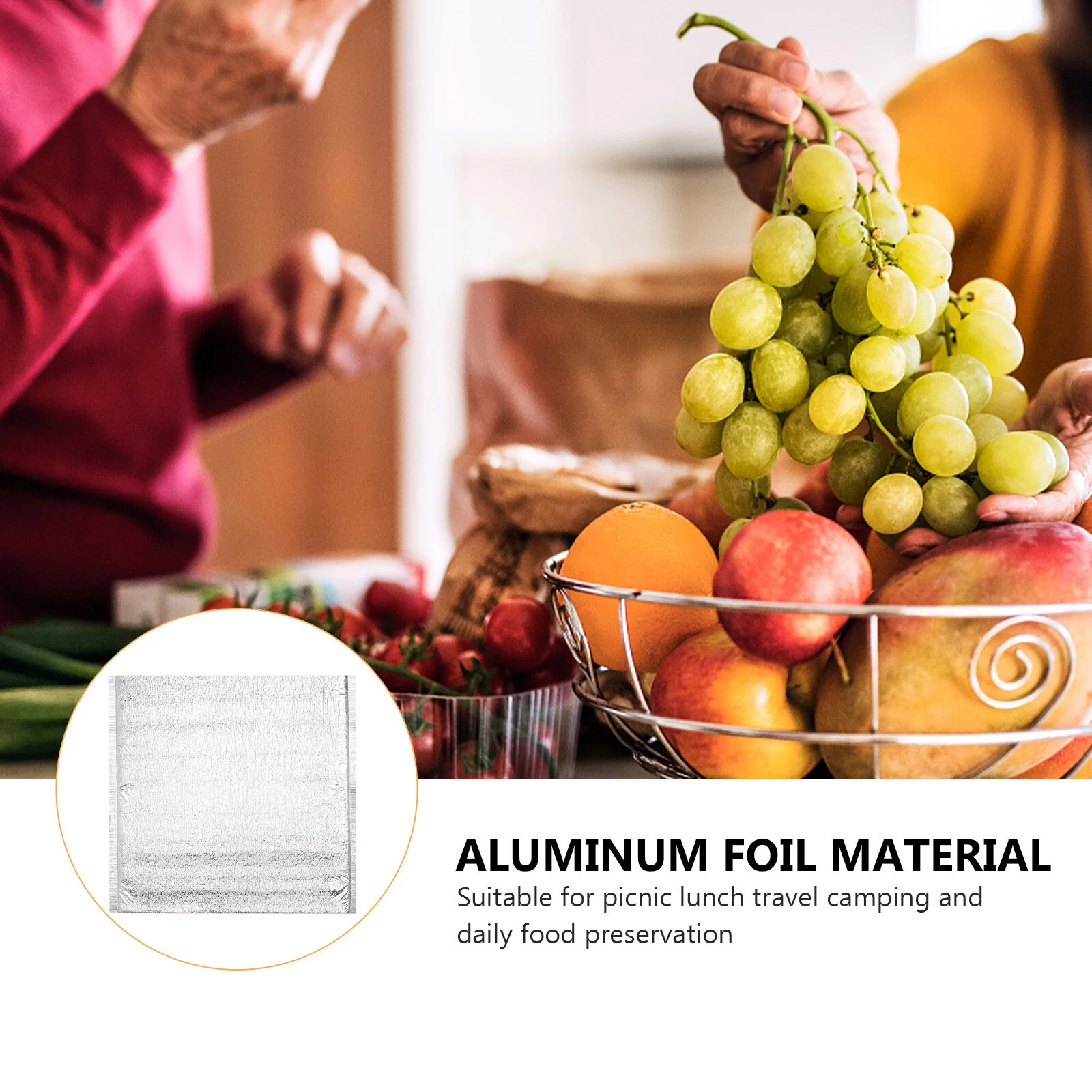 

50 шт., одноразовые контейнеры из алюминия