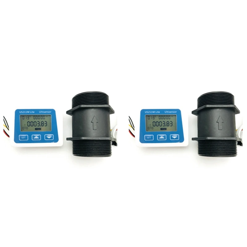 

2 шт., USB 211m, 10-300 л/мин, 2-дюймовый цифровой расходомер