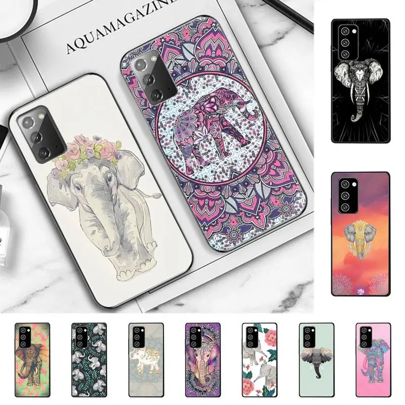 

Cute elephant Phone Case for Samsung Note 5 7 8 9 10 20 pro plus lite ultra A21 12 72