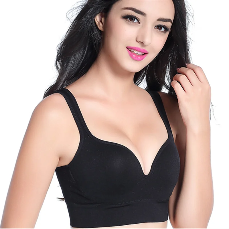 

Sexy Push Up 3D Sports Bra Women Seamless Underwear Yoga Fitness Shockproof Vest Crop Tops Female Sujetador Sport Bras for Women
