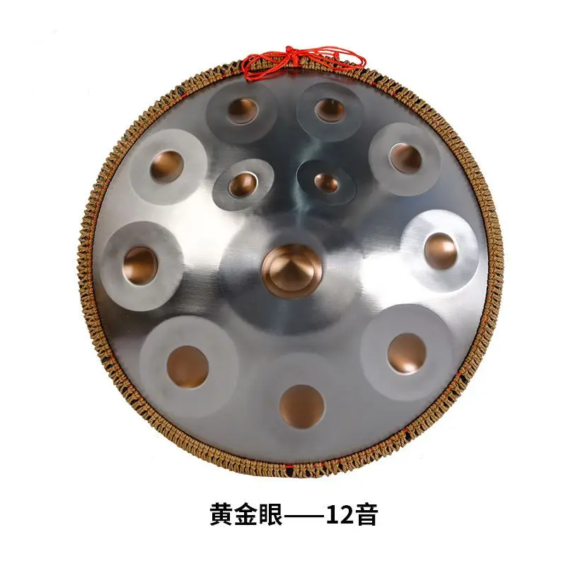 

22 inch golden eye hand pan drum 9/10/12/14 tone yoga meditation percussion music instrument stainless steel tongue drum