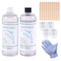 11 ab epoxy resin glue set high adhesive clear hard glue for diy resin mold jewelry making supplies 100g200g400g500g1000g