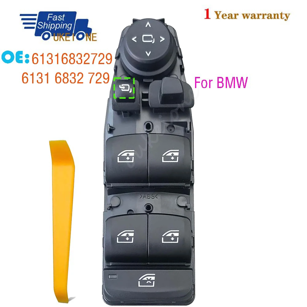 

6131 6832 729 для BMW G20 G80 G28 316d 318d 320d 330d M3 2018-2010, передний электрический переключатель стеклоподъемника, кнопка управления