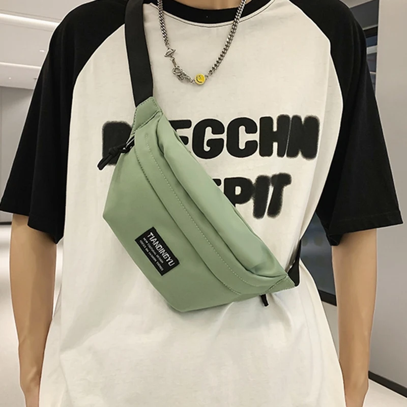 

Fashion Waist Bag Unisex Street Hip-hop Fanny Pack Chest Pack High Quality Nylon Belt Bags Designer Woman Shoulder Crossbody Bag
