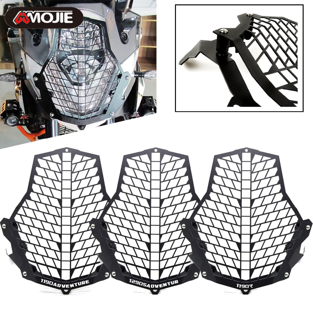 

Motorcycle Accessories Vintage Headlight Protector Retro Grill Light Lamp Cover 1290 Super Adventure 1050 1090 1190 Adventure
