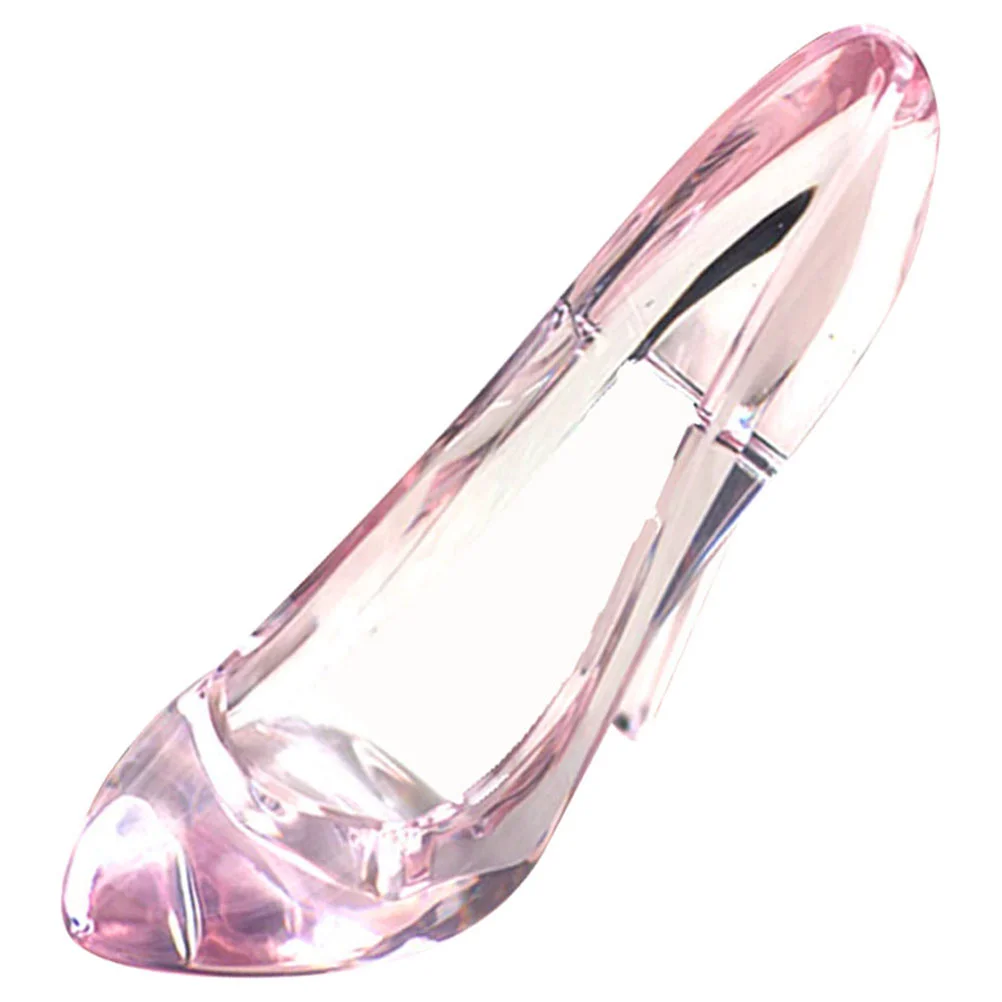 

Crystal High Heels Shoes Ornament Princess Decorations Slipper Figurine Miniature Wedding Table Party Accessories