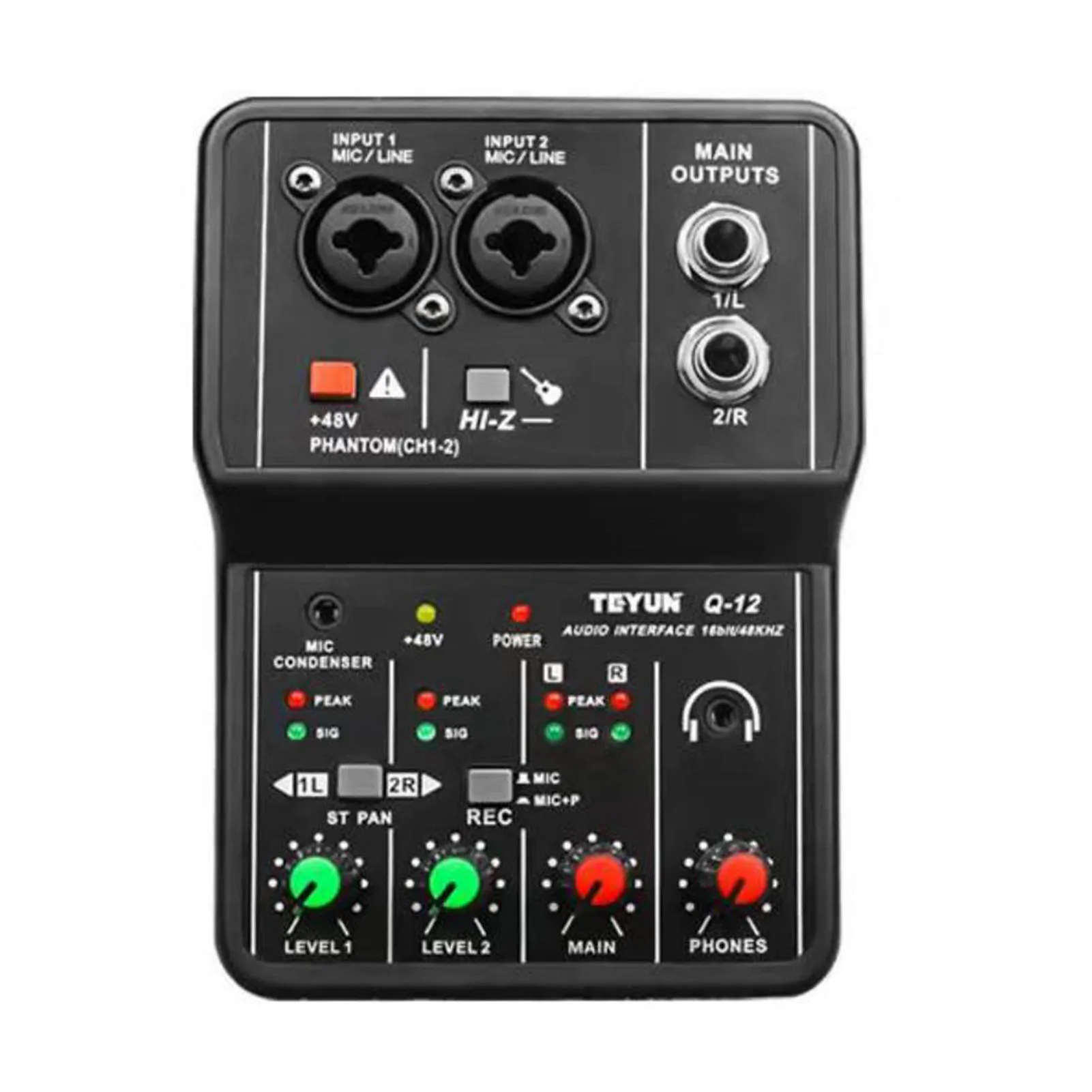 

Sound Card Voice Changer Portable Small Mini Drive-Free Mixer Multi-Functional Live Audio Mixer Sound Card with Great Sound