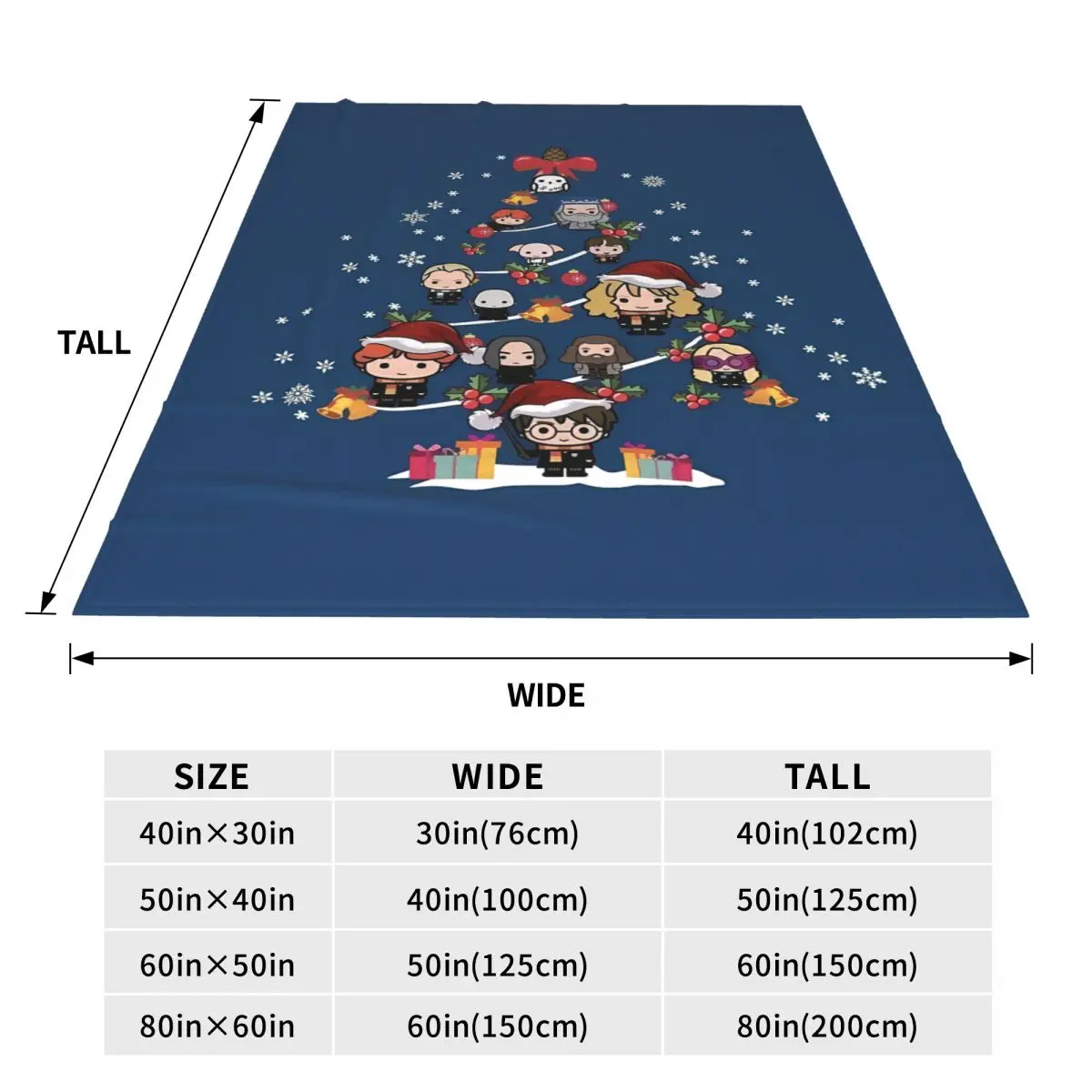 Одеяло Harrys Potters качественное мягкое теплое рождественское одеяло зимнее для