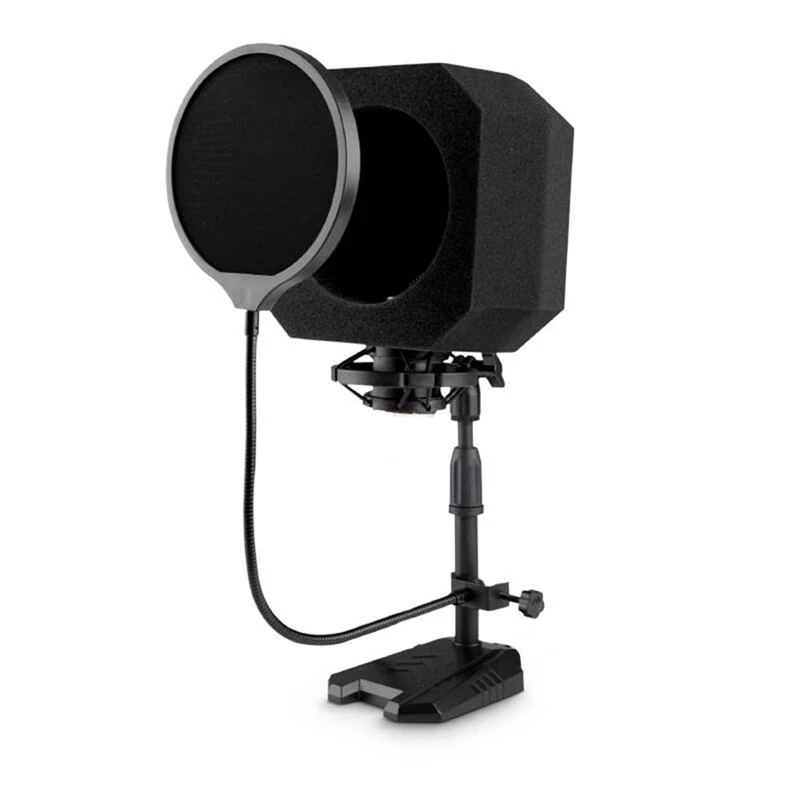 

Профессиональный ветрозащитный фильтр для микрофона, Звукопоглощающая пена, уменьшающая шум и отражения