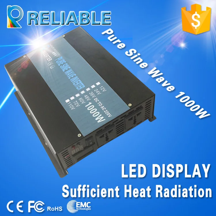 

Wechselrichter Car Power Inverter Ce Approved 12v 24v 36v 48v Dc Input To 110v 220v 230v 240v Ac 1000w Pure Sine Wave Inverter