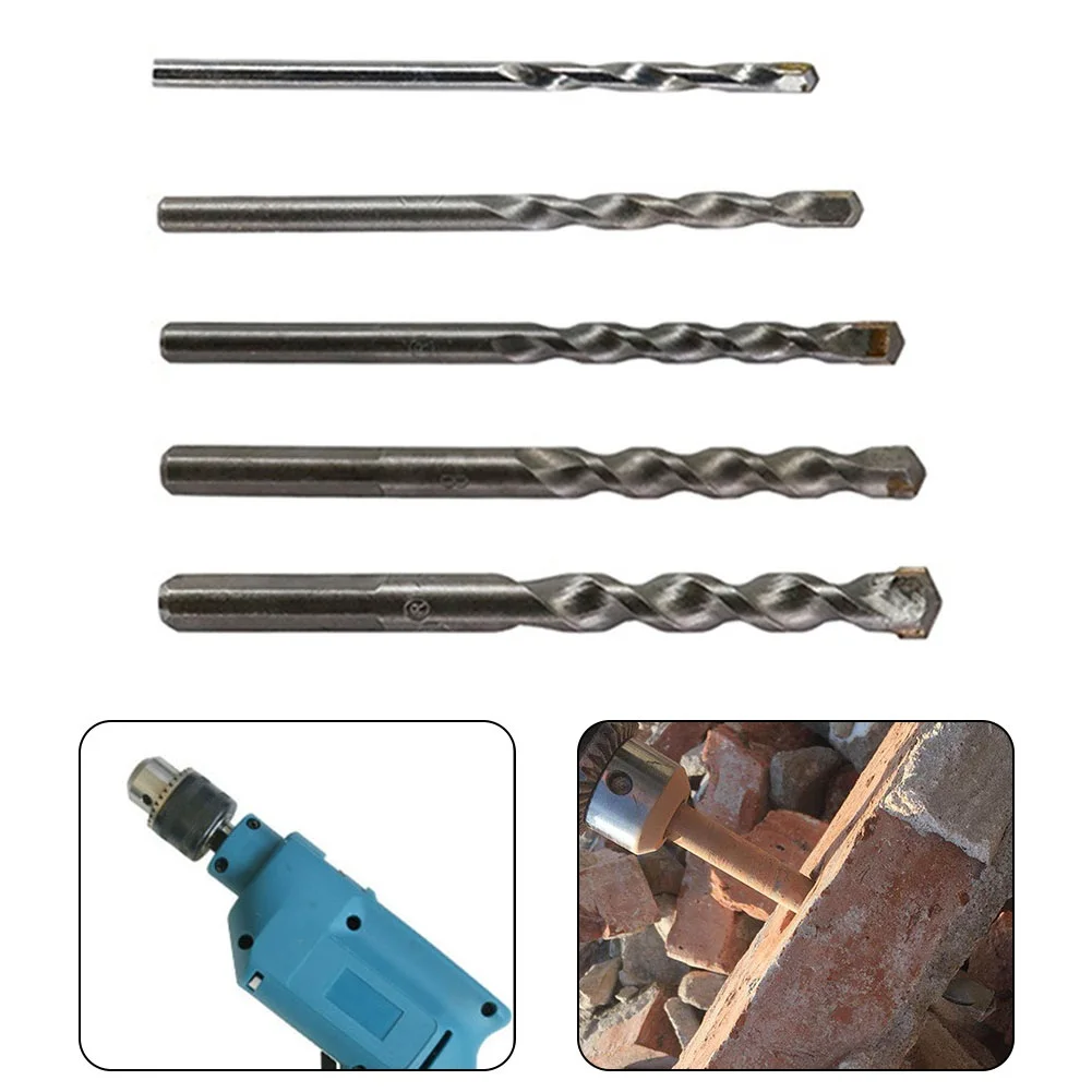 

5pcs 3/4/6/8/10mm Multifunctional Carbide Drill Bit Set For Electric Drill Ceramic Tile Wood Metal Concrete Hole Saw Drilling