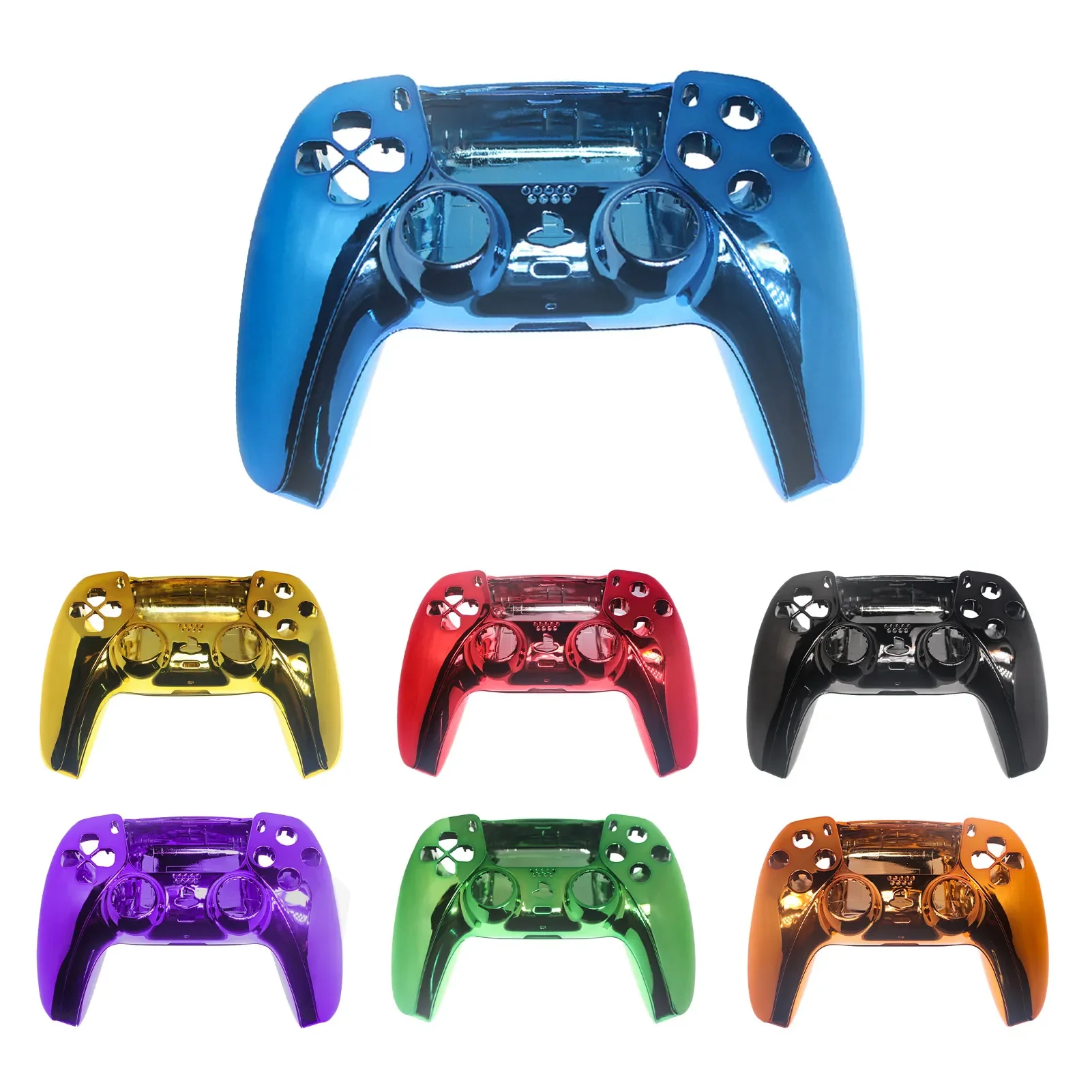 

Glossy Plating Color Shell For PS5 Controller DIY Modified Handle Shell Gamepad Parts For DualSense Game Controllers