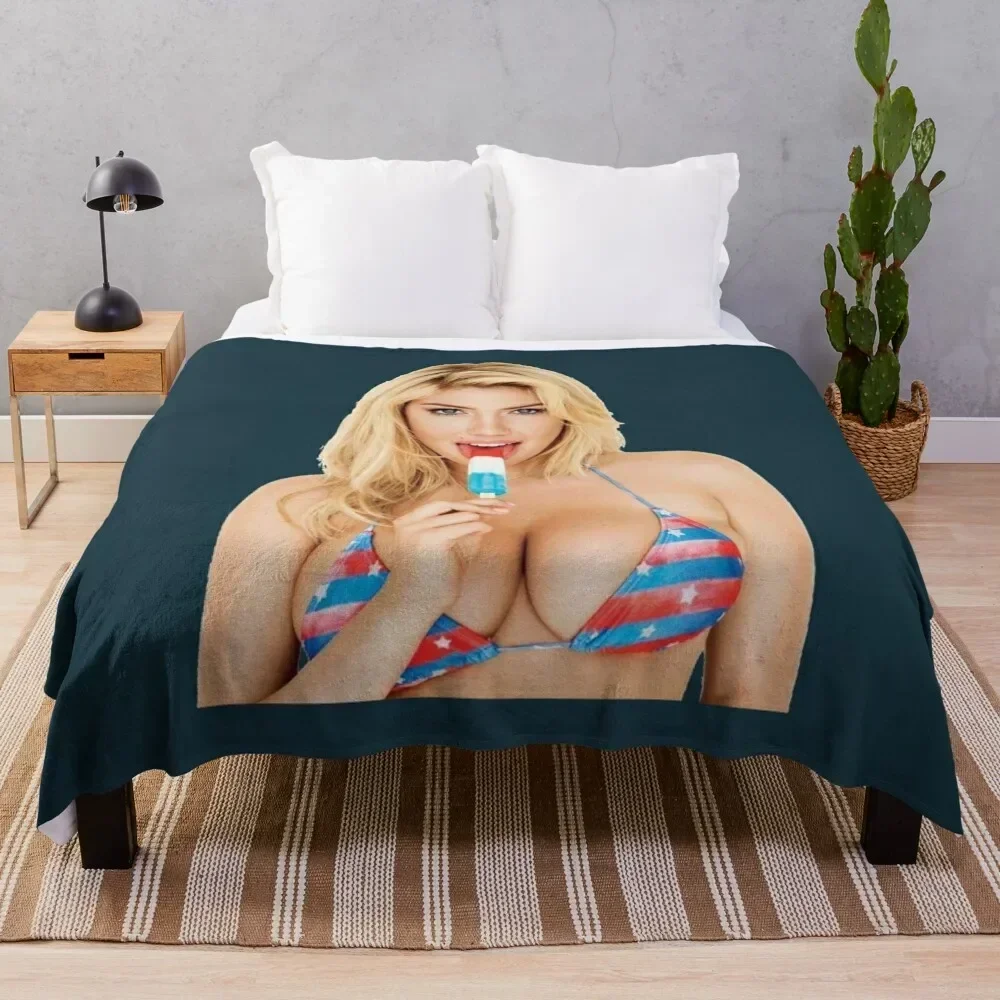 Kate Upton плюшевое одеяло