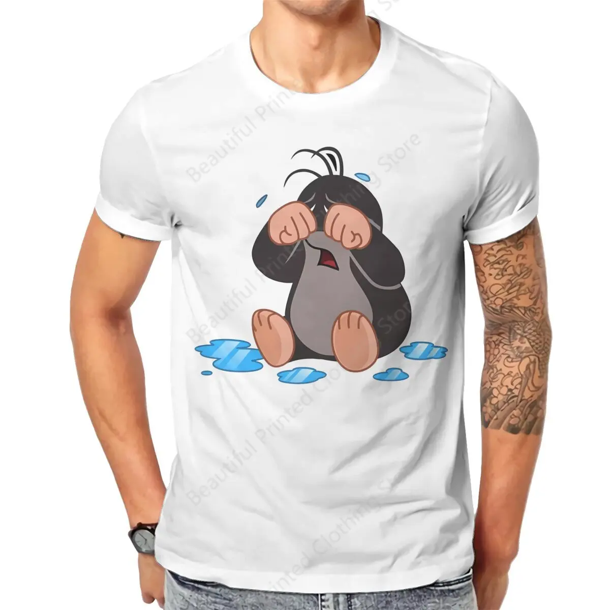 Футболка Мужская/женская с коротким рукавом модный Свободный Топ забавным