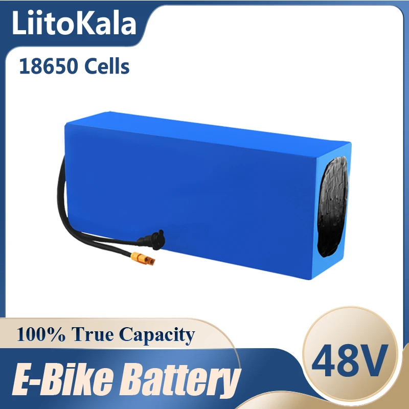 Аккумулятор для электровелосипеда LiitoKala 18650 48 В 20 А · ч 30 15 12 40 литиевая батарея с