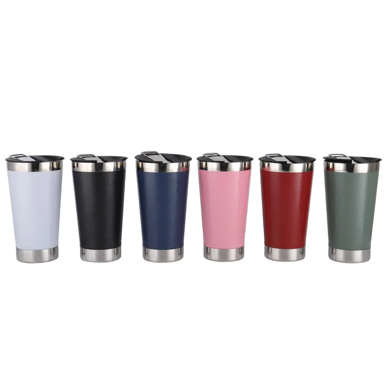 Custom Name 20OZ Car Thermal Mug Beer Cups Stainless Steel Thermos for car Tea Coffee Water Vacuum Insulated Leakproof With Lids