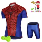 Новинка 2022, Детский велосипедный комплект из Джерси с коротким рукавом, детская дышащая велосипедная одежда, летняя быстросохнущая велосипедная Одежда для мальчиков и девочек