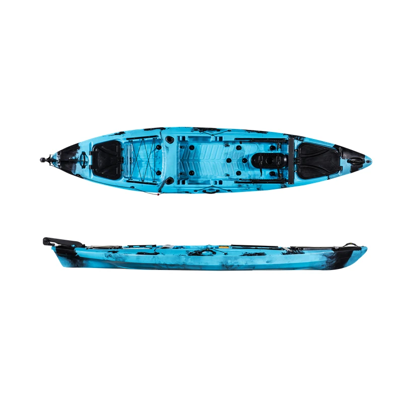 Фото BIG Dace Pro Angler 13-футовый педальный каяк, рыбацкая лодка для продажи, пластиковые крутые каяки для серфинга на открытом воздухе, продажа №4