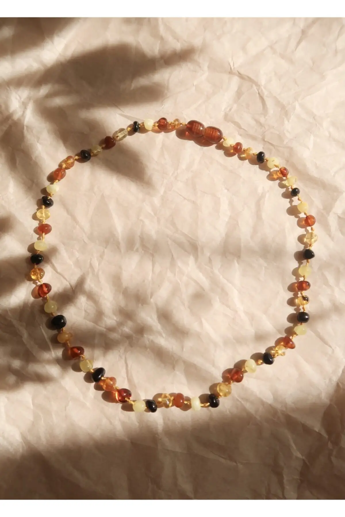 

Смешанное детское ожерелье янтарного цвета, украшение из натурального оранжевого шатинского камня, драгоценности и искусства