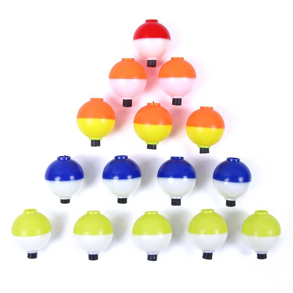 

5Pcs/Pack Fishing Snap On Round Floats Bobbers Buoy Bite Indicator Tackle Tool Ultrasonic Ball Float Fishing Tool Accessories