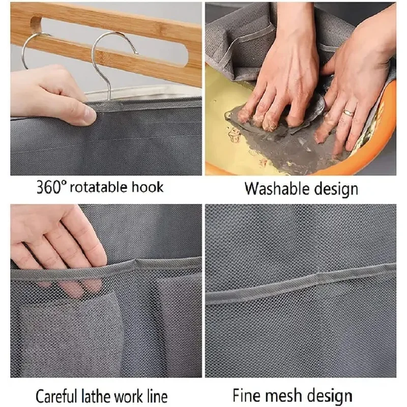 Двусторонняя Подвесная Сумка Для Хранения Нижнего Белья Домашний Шкаф Общежитие