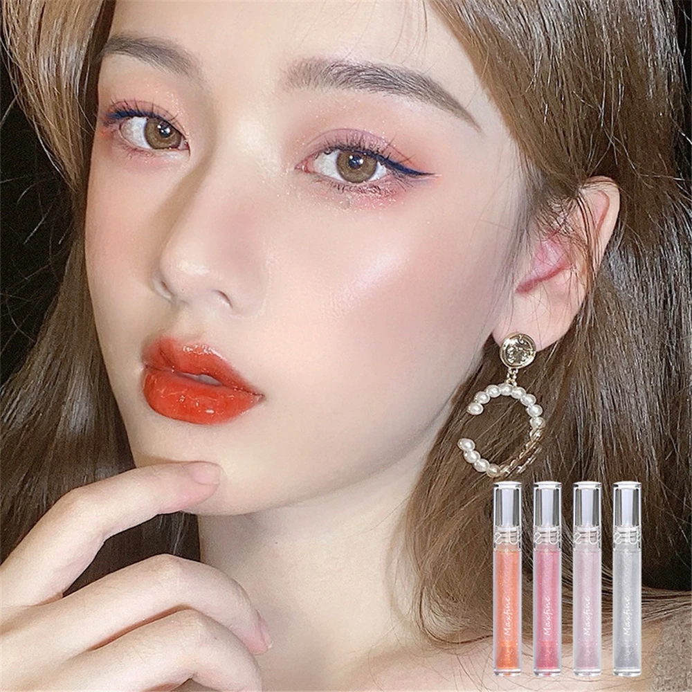 

Natural High Gloss Lipstick Long Lasting Moisturizing Nourishing Lip Gloss Reduce Lips Lines Plumping Serum Lip Oil Care