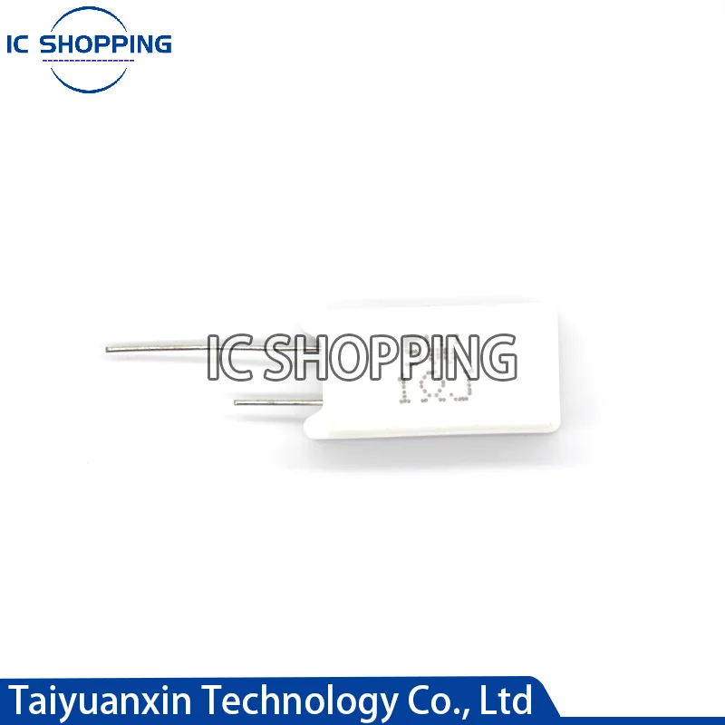 

10PCS 5W Vertical cement resistance 0.1~6.8K ohm 5% 0.15R 0.22R 0.25R 0.39R 0.47R 1R 2R 10RJ 100R 150R 1K Ohm Ceramic resistor