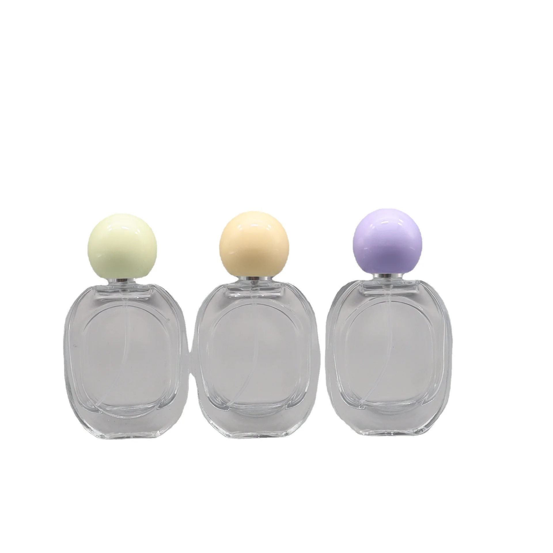 

30ml Glass Empty Refillable Perfume Bottle Oval Bottles Travel Portable Parfum Atomizer Containers Sample Bottle