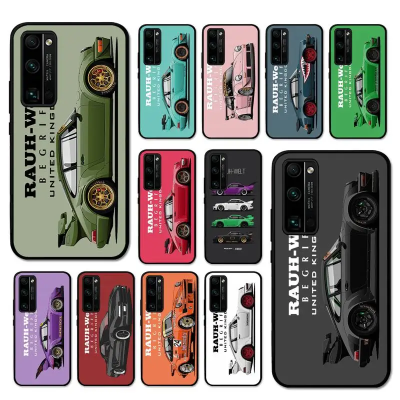 

Japan sports car jdm RWB 911 964 933 Painted Phone Case for Huawei Honor 10 i 8X C 5A 20 9 10 30 lite pro Voew 10 20 V30 coque