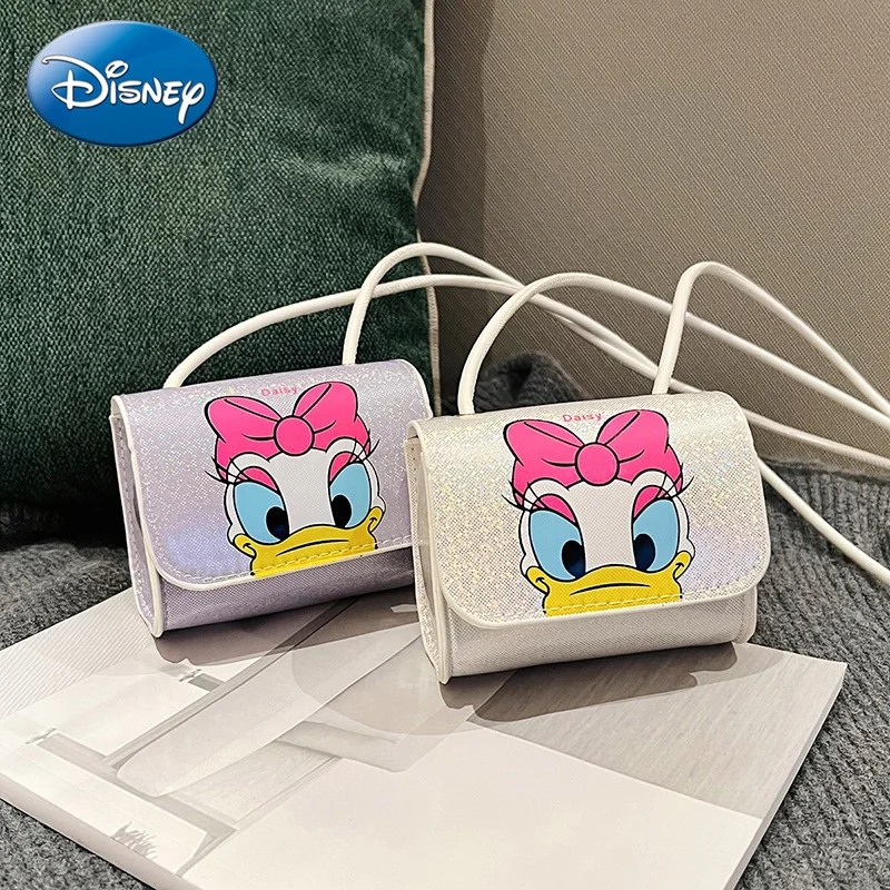

Disney 2023 New Cartoon Daisy Shoulder Bag Cute Children's Cartoon Coin Purse Fashion Casual Messenger Bag