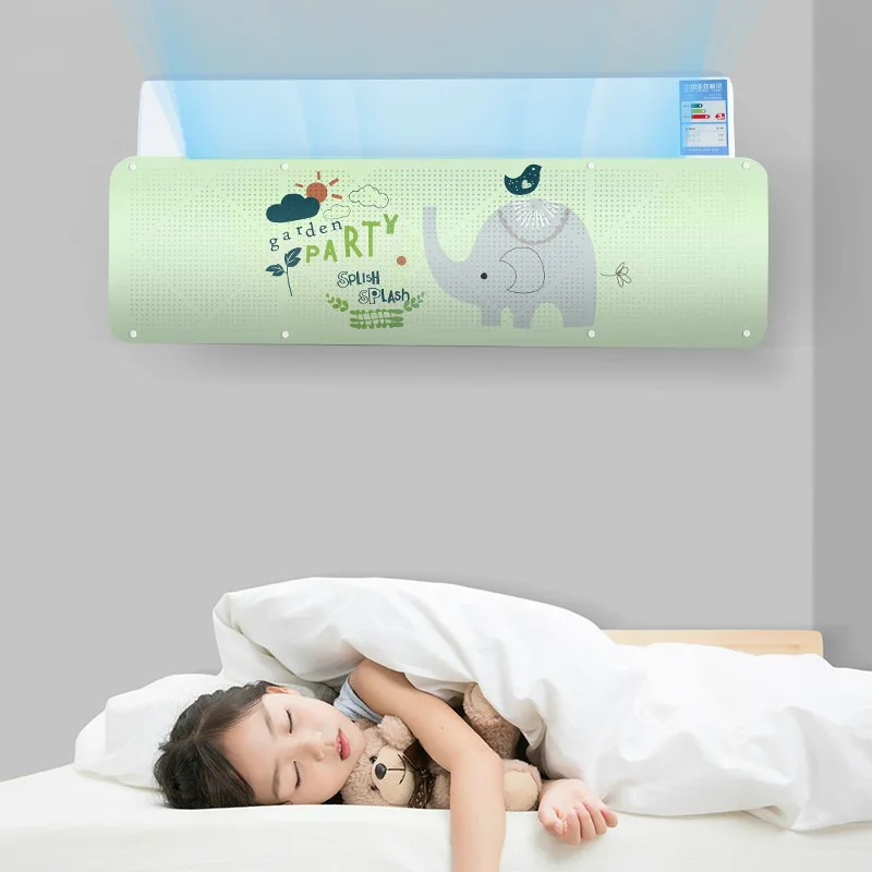 

Adjustable Air Conditioner Deflector Confinement Air Deflector Outlet Air Wing Air Cooled Baffle Wind Direction Telescopic Home