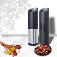 salt and pepper grinder adjustable ceramic sea salt grinder pepper grinder stainless steel salt and pepper shakers convenient