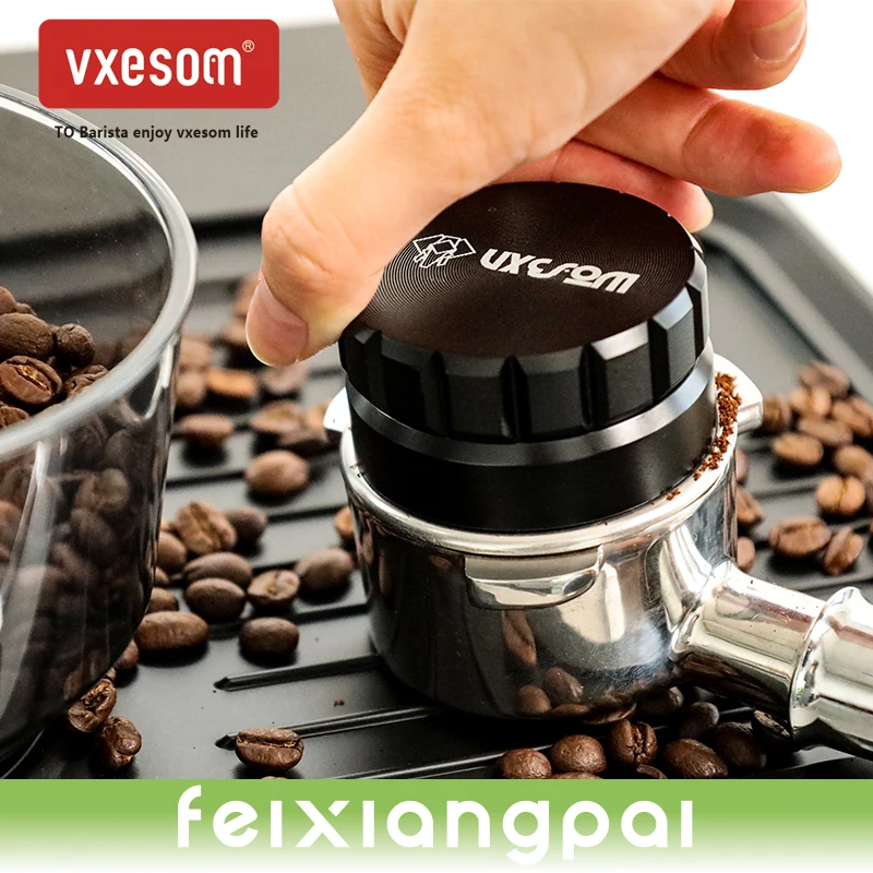 

Vxesom Cloth powder Press，Triangular slope Coffee Distributor,Espresso Distribution Tool Suitable for 51/53/58MM