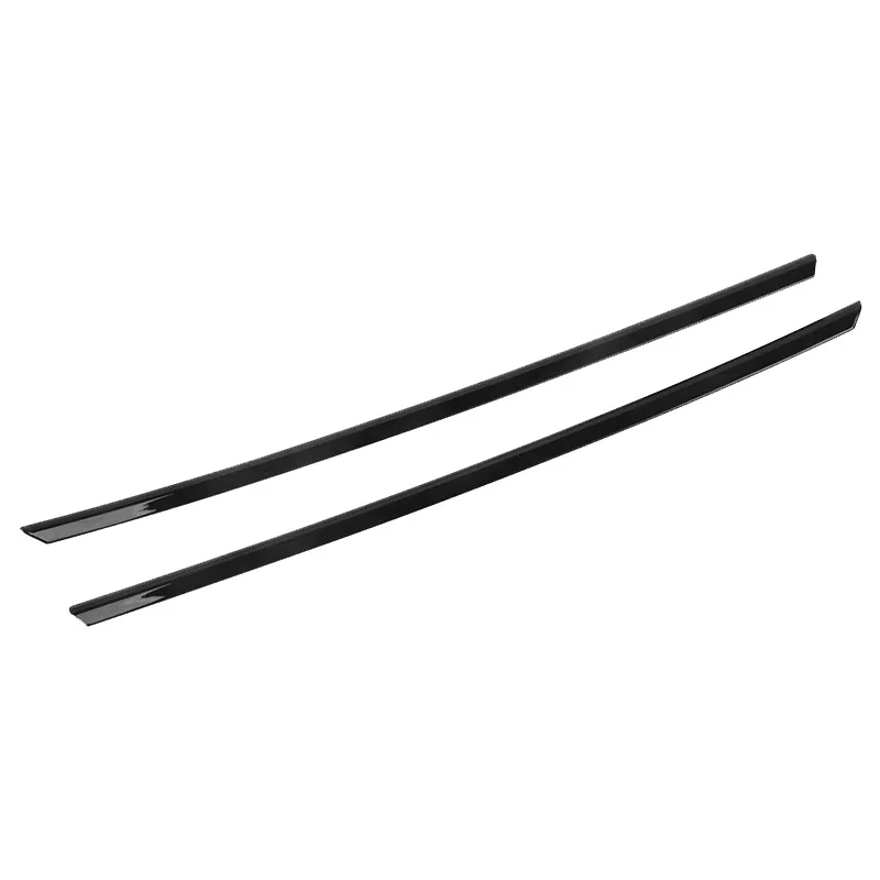 

For Golf 8 MK8 2020 2021 Glossy Black Car Front Bumper Grille Decoration Strip Cover