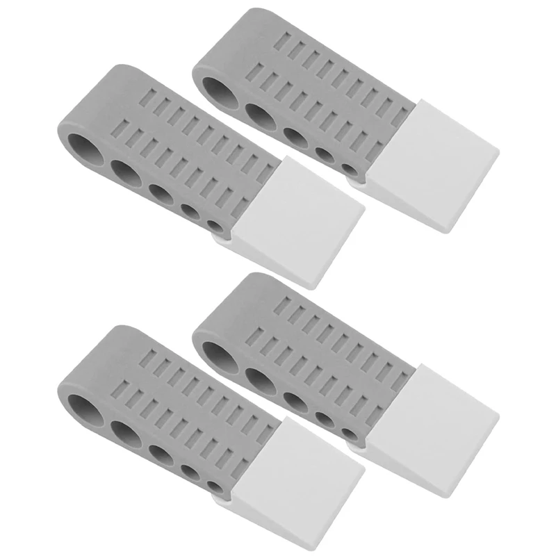 

Door Stops 4 Packs, Non-Slip Door Stop, Door Stoppers, Door Wedge Well On Tiles, Marble, Wood And Laminate Floor
