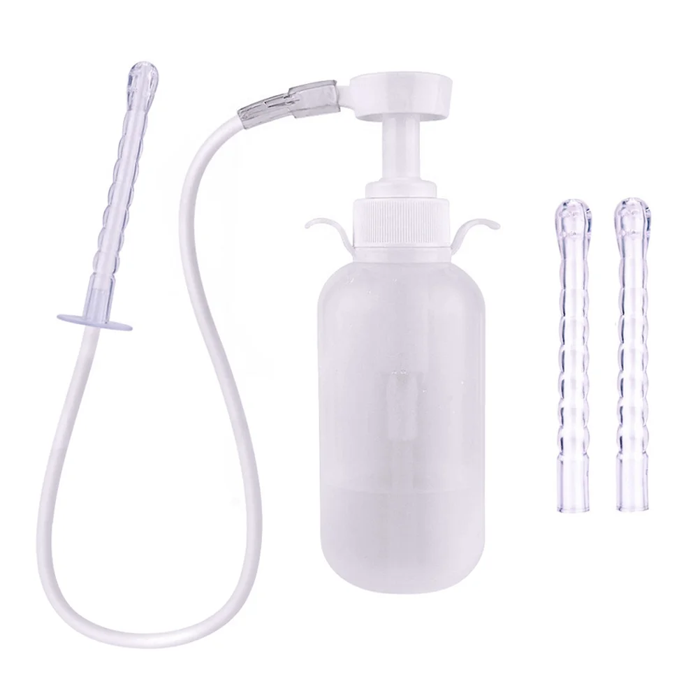 

Douche Cleaner Cleansing Bottle Cleaning Enema Bidet Irrigator Women Manual System Tool Female Kit Vaginial Syringe Washer