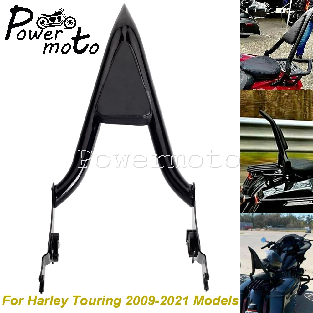 

Черная спинка для заднего пассажирского сиденья мотоцикла для Harley Touring Electra Glide Ultra Limited FLHT FLHTC FLHTK FLHTCUSE 2009-2021