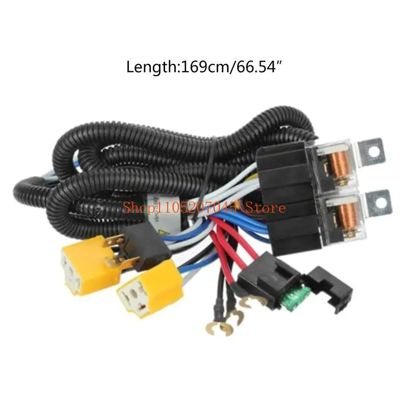 37cd 12V24V H4 Автомобильный светодиодный контроллер жгута проводов ксенона для модернизации фар автомобиля (art.: 3920d333dc2bb) - 3920d333dc2bb