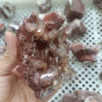 natural chocolate calcite ore crystal energy decoration