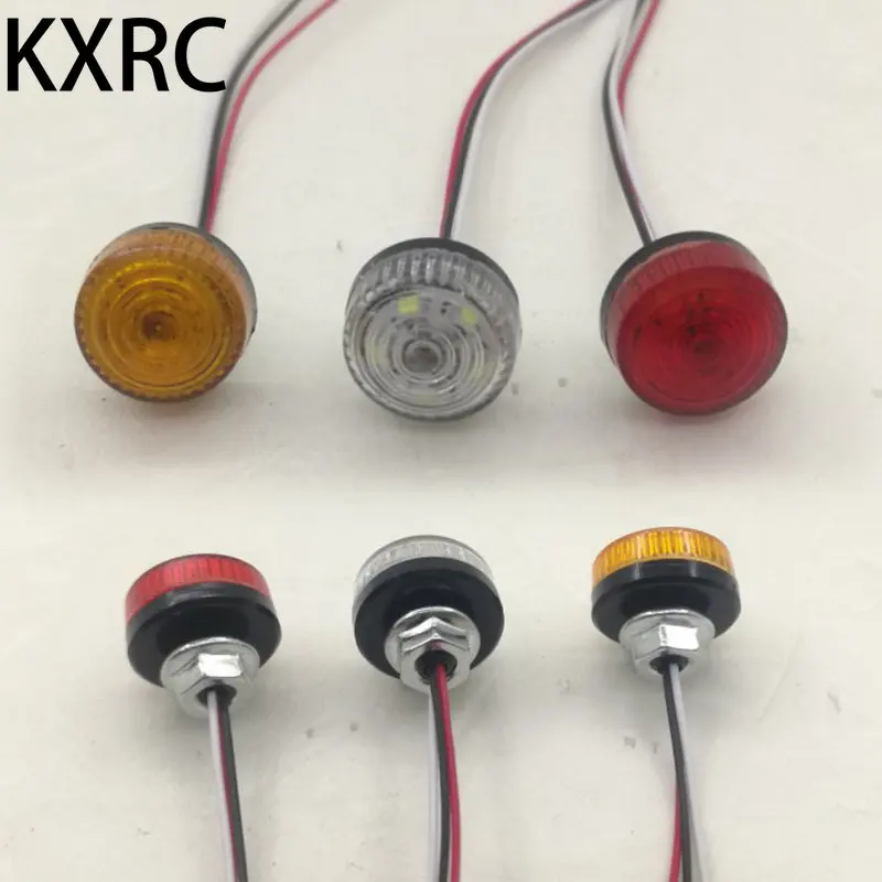 

Metal LED Engineering Light Police Light Revolving Lamp for 1/14 Tamiya RC Truck Trailer Scania 770S Actros Volvo MAN LESU Parts