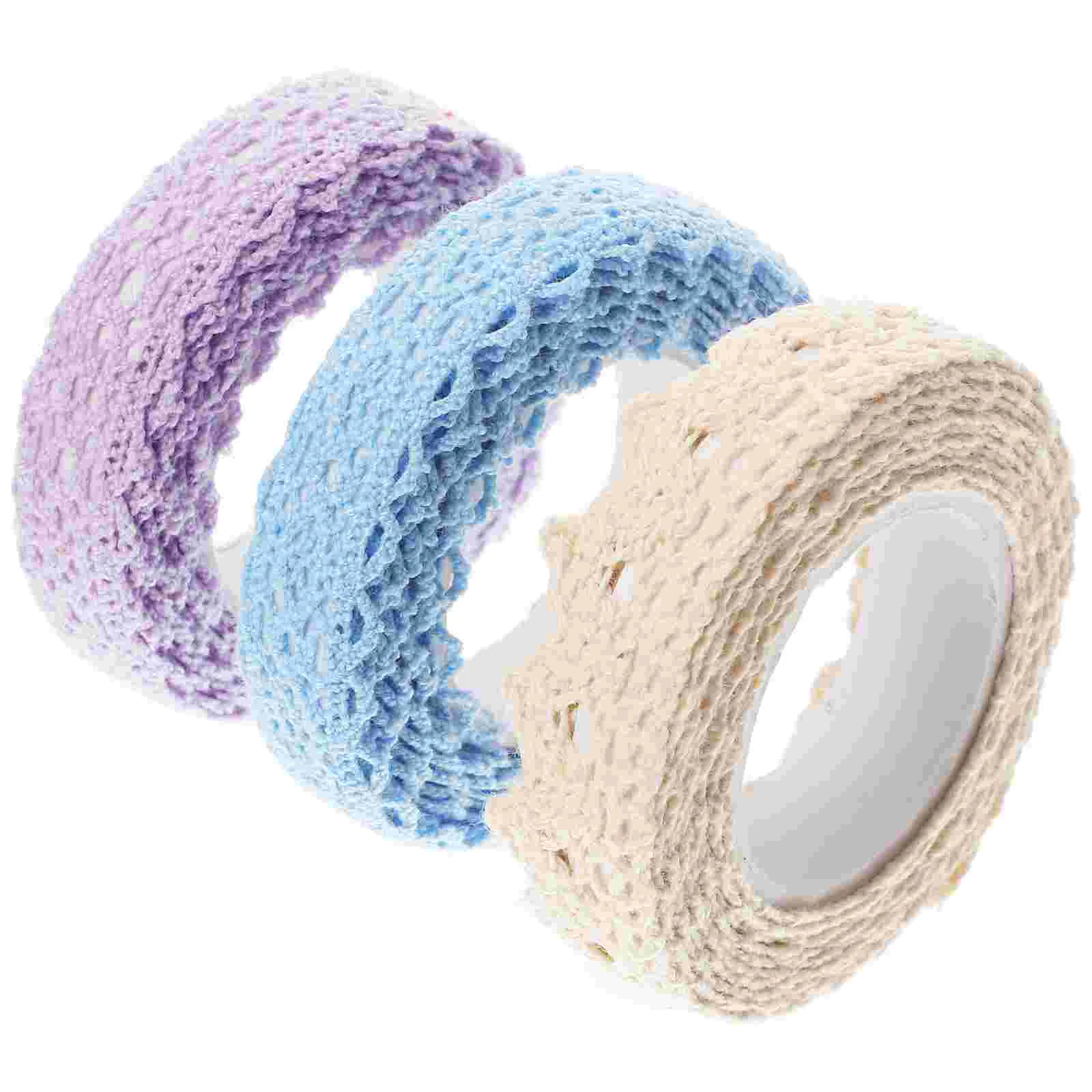

3 Rolls Decorative Masking Decorative Creative Tapes Decorative Stickers for Gift Decor DIY